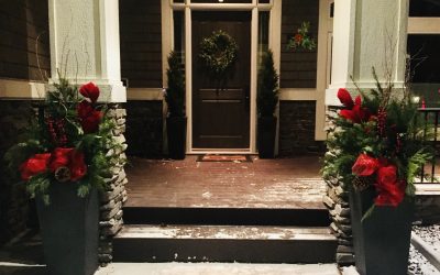 Christmas Winter Planter